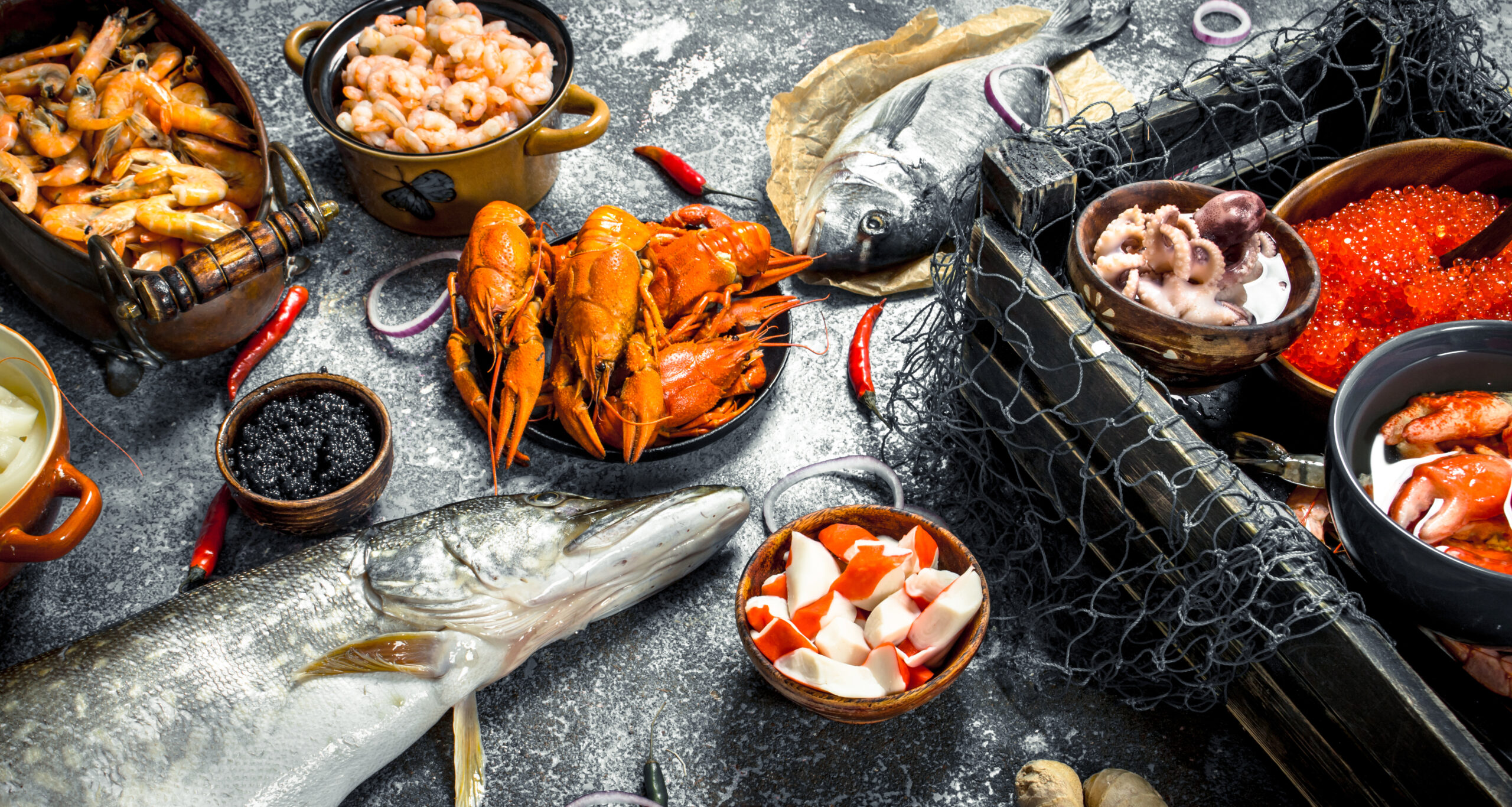 Mariscos frescos Los Andes