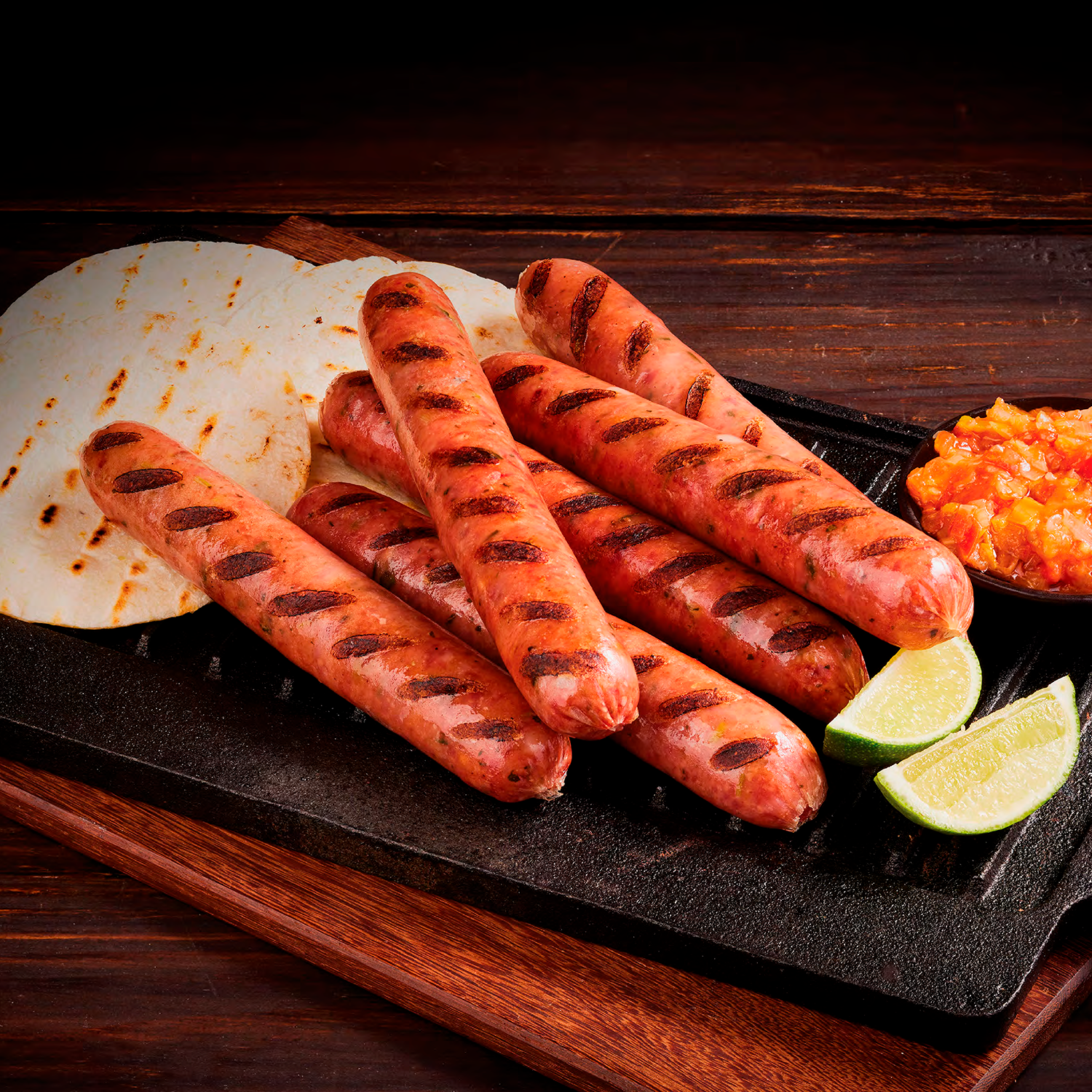 CHORIZO SANTARR LARGO 800 GR PQX 8 JHONES