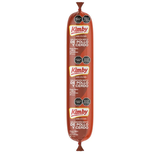 SALCHICHON MINI KIMBY MIXTO TIRA X 6