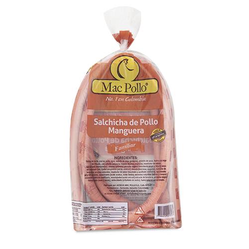 SALCHICHA MANG MAC POLLO PT X 9