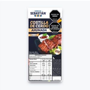 COSTILLA AHUMADA SUPERIOR MENU 450 GR