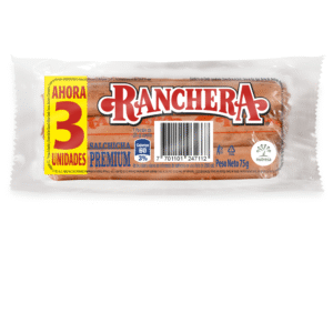 SALCHICHA RANCHERA TRIPACK X 75 GR