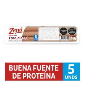 SALCHICHA TRADICONAL ZENU PENTAPACK X 170 GE